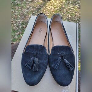 J. Crew Black Suede Women's Loafers